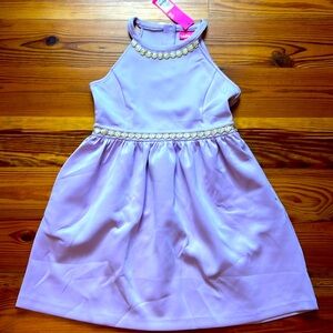 Lilly Pulitzer Evelyn Dress, NWT, size XL (12-14) girls, light lilac